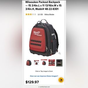 milwaukee backpack packout